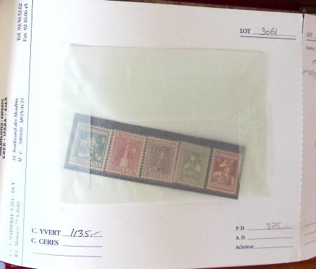1840-1940, Old-time dealer's stock showing a wide range