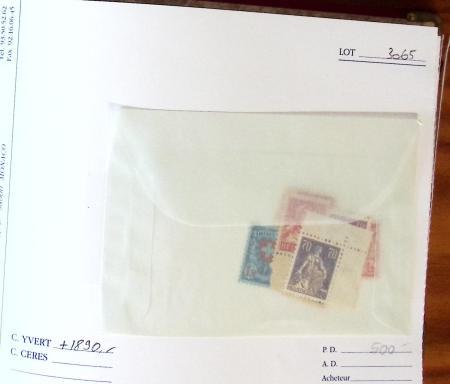 1840-1940, Old-time dealer's stock showing a wide range