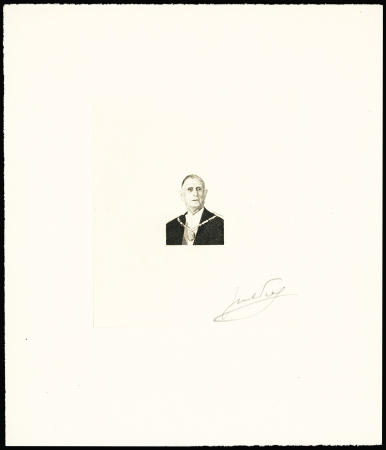N°1697 Général de Gaulle : projet dessiné et gravé