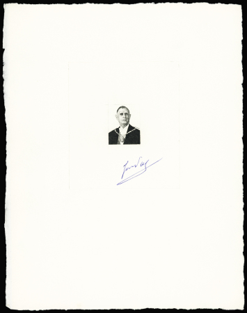 N°1697 Général de Gaulle : projet dessiné et gravé