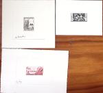 1955-1965, Sympathique lot de 70 épreuves d'artistes