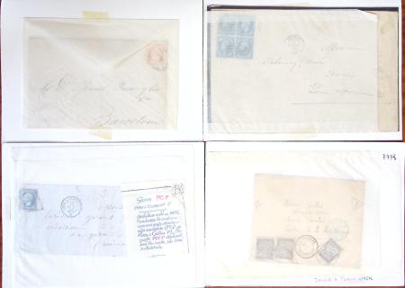 1849-1900, Excellente sélection de lettres dont 20c