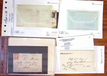 1849-1900, Excellente sélection de lettres dont 20c
