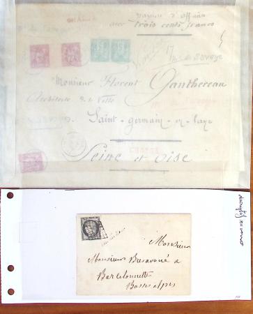 1849-1900, Excellente sélection de lettres dont 20c