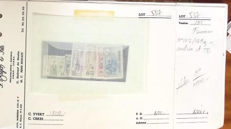 1900-1950, Solide sélection de lots d'anciennes VO