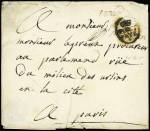 Rare cachet Port Payé orné de Void avec manuscrit