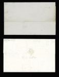5 lettres avec n°1 (signé Calves), n°2, n°3, n°5, n°6, n°18,  TB