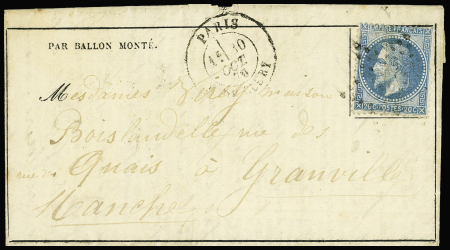 LE FULTON N°29 OBL étoile 24 + CAD "Paris R. de Cléry"