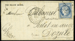 L'ARMEE DE BRETAGNE N°37 OBL étoile 27 + CAD "Paris Gros-Caillou" (6.12.70) sur ballon monté pour Dozulé (Calvados). Arrivée 9 dec (L'Armée de Bretagne). TB