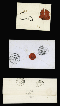 Bosc-le-Hard : 3 lettres : MP "Bolhard" (L1 - 1777