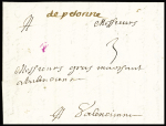 Marque manuscrite "De Peronne" (L n°1 - 1698), ind 22. TB