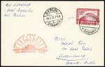3 plis Zeppelin Polarfahrt 1931 AFF respectivement PA40, PA41 et PA42. Bel ensemble