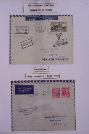 Collection de 38 pages intitulée "objets volants identifiés