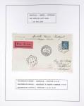 Collection de 11 lettres : premiers vols France Allemagne et Allemagne-France 1926 - 1934