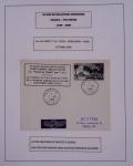 Collection de 14 lettres sur feuilles d'album : 50 ans de relations aériennes France-Polynésie 1958 - 2008 dont lettre Roissy-Tahiti par Concorde le 23.7.85 avec signature du premier ministre Laurent fabius. TB