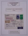 Collection de 14 lettres sur feuilles d'album : 50 ans de relations aériennes France-Polynésie 1958 - 2008 dont lettre Roissy-Tahiti par Concorde le 23.7.85 avec signature du premier ministre Laurent fabius. TB