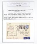 Collection de 48 pages d'album : les constellations d'Air France (1946 - 1967). TB