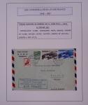 Collection de 48 pages d'album : les constellations d'Air France (1946 - 1967). TB