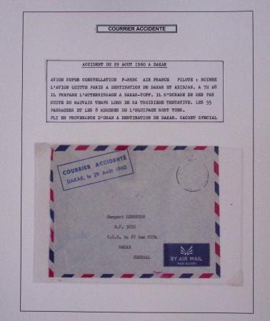 Collection de 48 pages d'album : les constellations d'Air France (1946 - 1967). TB