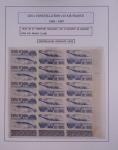 Collection de 48 pages d'album : les constellations d'Air France (1946 - 1967). TB