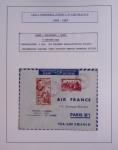 Collection de 48 pages d'album : les constellations d'Air France (1946 - 1967). TB