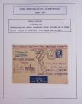 Collection de 48 pages d'album : les constellations d'Air France (1946 - 1967). TB