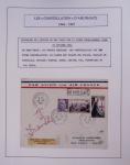 Collection de 48 pages d'album : les constellations d'Air France (1946 - 1967). TB