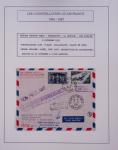 Collection de 48 pages d'album : les constellations d'Air France (1946 - 1967). TB
