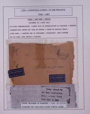 Collection de 48 pages d'album : les constellations d'Air France (1946 - 1967). TB