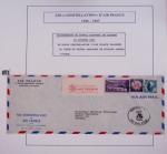 Collection de 48 pages d'album : les constellations d'Air France (1946 - 1967). TB