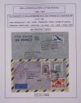 Collection de 48 pages d'album : les constellations d'Air France (1946 - 1967). TB