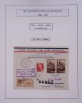 Collection de 48 pages d'album : les constellations d'Air France (1946 - 1967). TB
