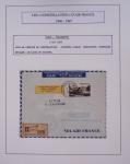 Collection de 48 pages d'album : les constellations d'Air France (1946 - 1967). TB