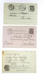 Ensemble de 40 entiers cartes postales 10c Sage avec illustrations à la main au verso sur divers thèmes : femmes, vœux, nouvel an, paysages, soldats (grandes manœuvres), animaux, enfants, humour etc
