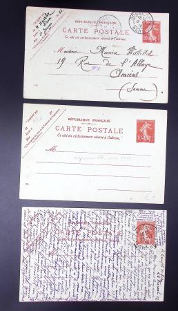 Lot de 21 entiers cartes postales 10c semeuse camée