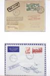 42 premiers vols de la ligne France-Madagascar (1947 - 1960) + 3 divers. TB