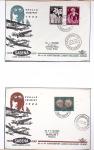 42 premiers vols de la ligne France-Madagascar (1947 - 1960) + 3 divers. TB