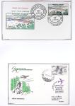 42 premiers vols de la ligne France-Madagascar (1947 - 1960) + 3 divers. TB