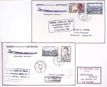 42 premiers vols de la ligne France-Madagascar (1947 - 1960) + 3 divers. TB