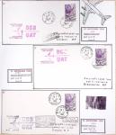 42 premiers vols de la ligne France-Madagascar (1947 - 1960) + 3 divers. TB