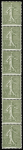 N°3 15c type 4, bande de 6 verticale, neuve **, TB