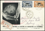 N°1 (variété hauban cassé) + 2 obl. càd Salon de l'Aviation