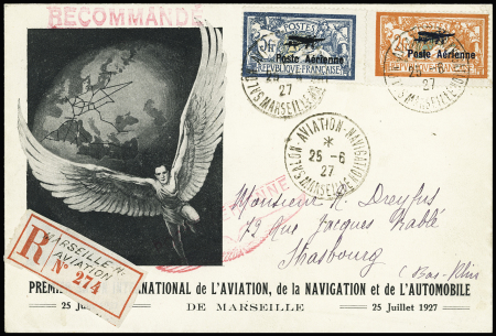N°1 (variété hauban cassé) + 2 obl. càd Salon de l'Aviation