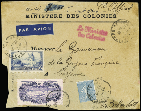 N°15 50f Burelé (coin arrondi) +Poste n°311 +362 sur