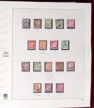 1859-1953, Solide collection de fin de catalogue en