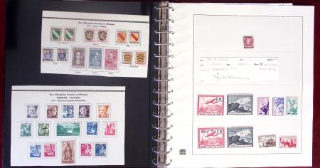 1859-1953, Solide collection de fin de catalogue en