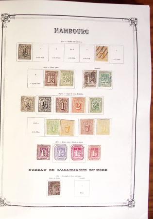 1845-1940 Mint and used collection in eight large Y