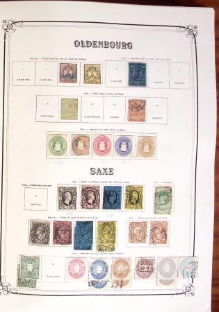 1845-1940 Mint and used collection in eight large Y