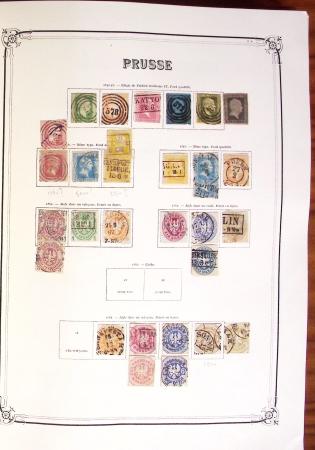 1845-1940 Mint and used collection in eight large Y