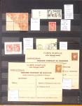 1860-1945, Petit ensemble sur plaquettes comprenant